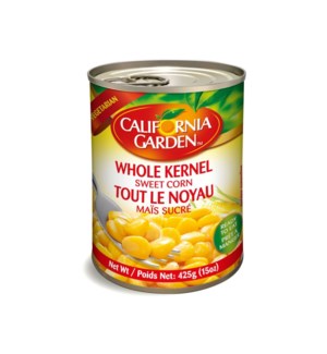 Whole Kernel Sweet Corn "California Garden" 400g x